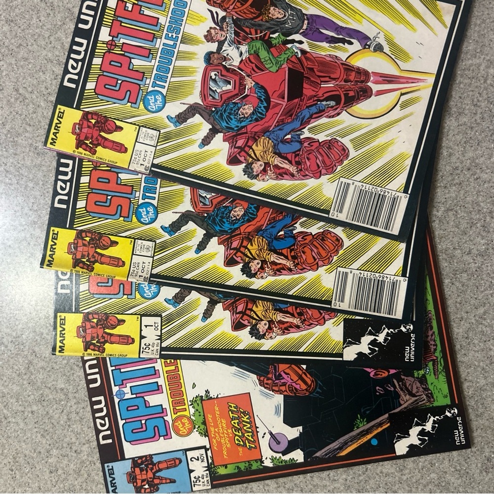 Spitfire and the Troubleshooters 3 First Edition And 1 Second Edition
